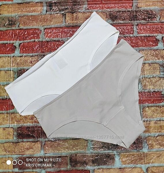 Арт.0328 набір 2 шт трусики хіпстери від h&m розмір євро l