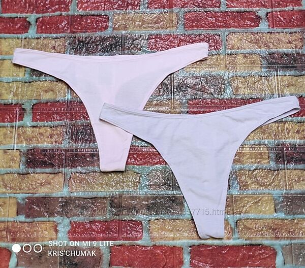 Арт.0333 набір 2шт трусики -танга від h&m розмір євро l