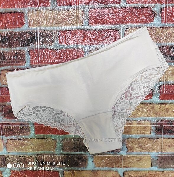 Арт.0349 трусики бразиліана з мереживом від h&m розмір євро l