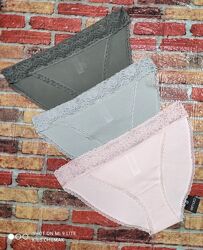 Арт.0377 трусики сліпи з мереживом набір 3 шт від esmara розмір євро l44/46