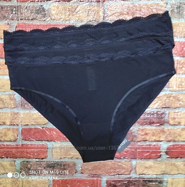 Арт.0379 трусики сліпи з мереживом набір 3 шт від esmara розмір євро l44/46