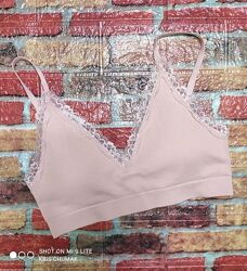 Арт.0389 бюстгальтер-топ в рубчик від esmara розмір євро s 36/38