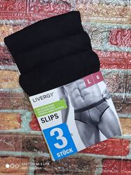 Арт.0416 набір чоловічі трусики бріфисліпи 3шт від livergy розмір євро l/