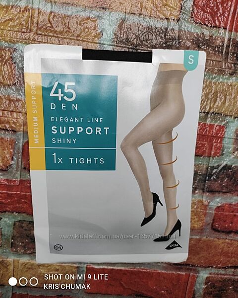 Арт.0427 колготки капронові 45den від c&a розмір євро s36/38