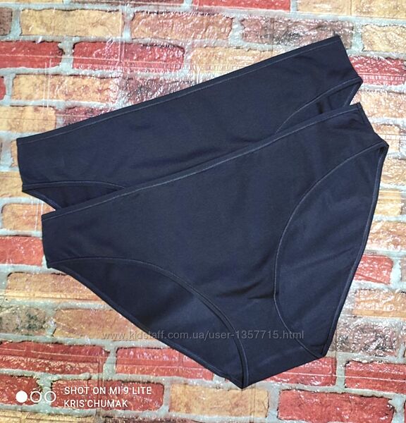 Арт.0477 набір 2шт трусики жіночі сліпибріфи від c&a розмір євро xxl