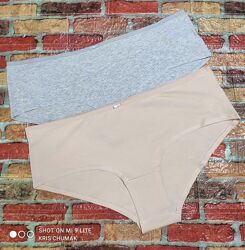 Арт.0480 набір 2шт трусики жіночі хіпстери від c&a розмір євро xxl