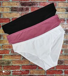 Арт.0490 набір 3шт трусики жіночі сліпибріфи від c&a розмір євро xxl