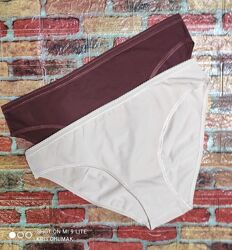 Арт.0491 набір 2шт трусики жіночі сліпибріфи від c&a розмір євро xxl