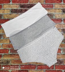 Арт.0513 набір 3шт трусики жіночі хіпстери від c&a розмір євро l