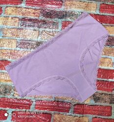 Арт.0572 трусики жіночі хіпстери бавовняні з мереживом c&a розмір в описі