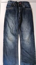 Класичні прямі джинси Next 128 р. 8 років темно-сині