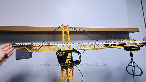 Dickie Toys Мега Будівельний кран на дистанційному керуванні 120 см