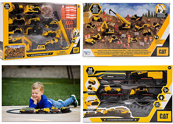 Набір CAT Набор машинок железная дорог, 41 одиниця CatToys