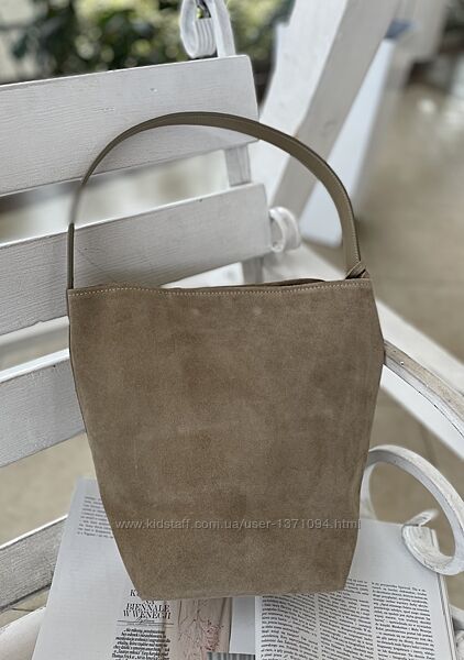Замшева сумка bucket bag Італія Нова колекція