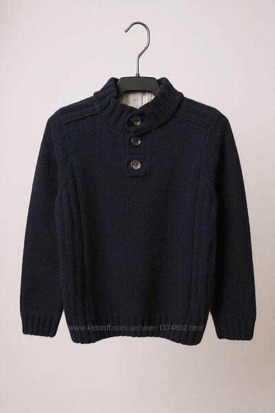 Тепла кофта M&Co р. 140 дитячий светр з високою горловиною