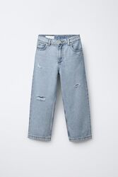 Джинси zara relaxed balloon для дівчинки, хлопчика р. 164 см 13/14 років