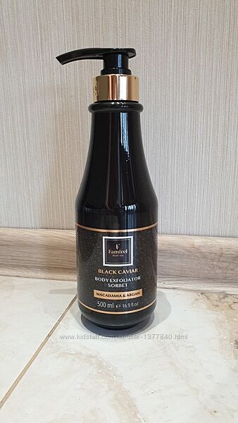 Відлущувальний гель для тіла з екстрактом чорної ікри Famirel. Новий.