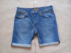 Мужские брендовые джинсовые шорты бриджи Jack&Jones, M pазмер. 