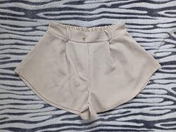 Брендовые короткие шорты с высокой талией, 12 размер. 