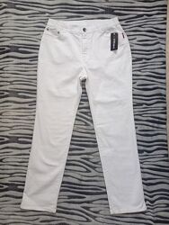 Новые брендовые прямые белые джинсы с высокой талией Mian, 14 размер.