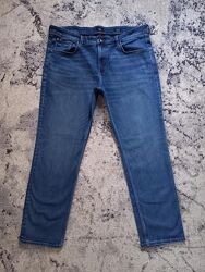 Утепленные большие мужские брендовые джинсы ботал C&A, 42 pазмер. 