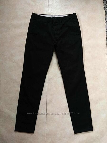 Мужские черные брендовые коттоновые джинсы штаны Jack&Jones, 31 pазмер.