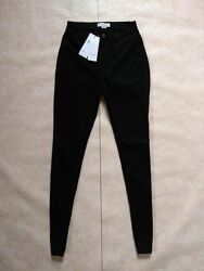 Новые брендовые черные джинсы скинни с высокой талией Lost ink, 28 размеp.