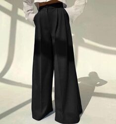 Брендовые штаны брюки палаццо с высокой талией на высокий рост C&A, L разм.