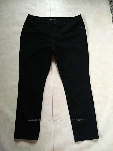 Брендовые прямые джинсы с высокой талией C&A, 16 размер. 