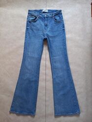 Брендовые джинсы клеш с высокой талией на высокий рост Pull&Bear, 42 размер