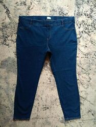 Брендовые большие джеггинсы джинсы скинни с высокой талией Kiabi, 24 размер