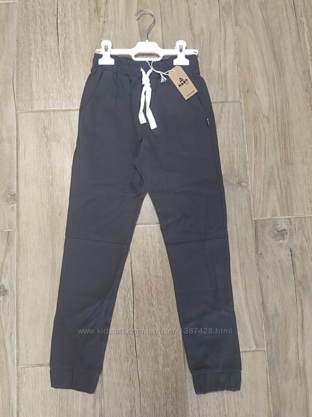 Катоновые брюки джогеры для мальчика 128-152р.