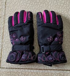 Чорні перчатки Reusch, розмір 4.5 на 89 років