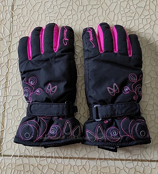Чорні перчатки Reusch, розмір 4.5 на 89 років