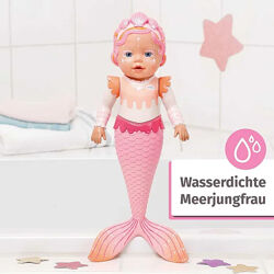 BABY born Zapf Creation Моя перша русалка, 37 см, лялька для купання