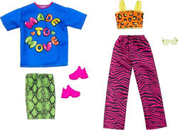 Одяг для Барбі Barbie Clothes Vibrant Outfits Fashion 2-Pack HJT36