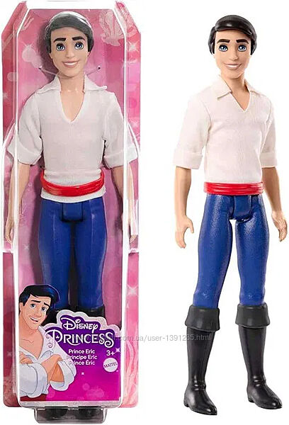 Лялька Принц Ерік Disney Princess Prince Eric Дісней Русалонька