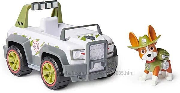 Щенячий патруль Рятувальний джип з фігуркою Трекера Paw Patrol Tracker