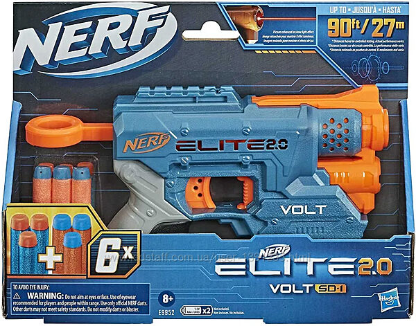 Бластер іграшковий Nerf Elite 2.0 Volt SD 1 з лазерним прицілом