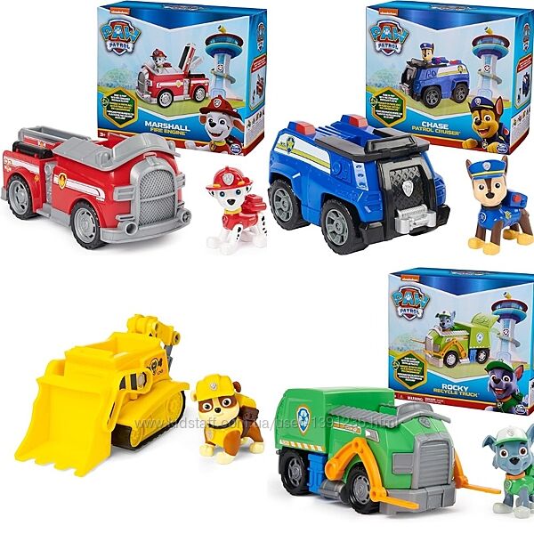 Щенячий патруль іграшкова машинка з колекційною фігуркою Paw Patrol 