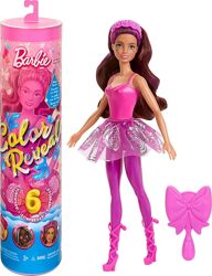 Лялька Barbie Color Reveal Барбі сюрприз Балерина HRK17