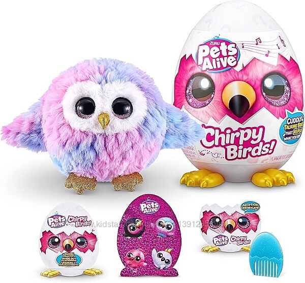 Інтреактивна іграшка Pets Alive Сова Pets Alive Chirpy Birds OWL 