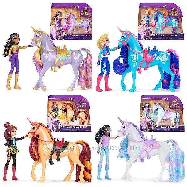Hабір Академія єдинорогів Unicorn Academy з ляльки та єдинорiга