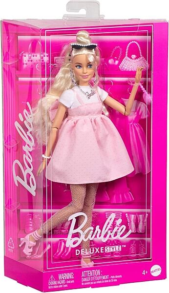 Лялька Barbie Deluxe style Barbiecore Модниця у сукні Baby doll HYV27