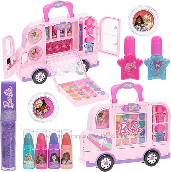 Набір дитячої косметики Townley Girl Barbie Car Барбі у формі машинки