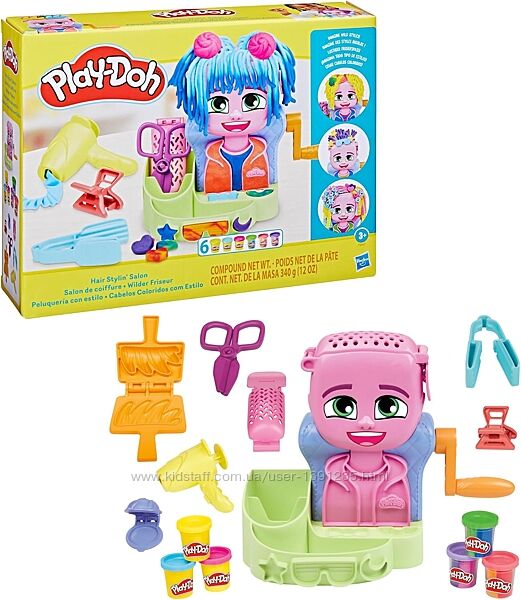 Набір для ліплення Play-Doh Hair Stylin´ Salon Салон зачісок F8807