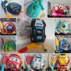 Водний пістолет з балоном водяний рюкзак водный пистолет автомат