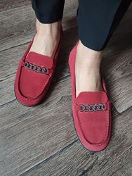 кожаные лоферы туфли Hotter / 41р