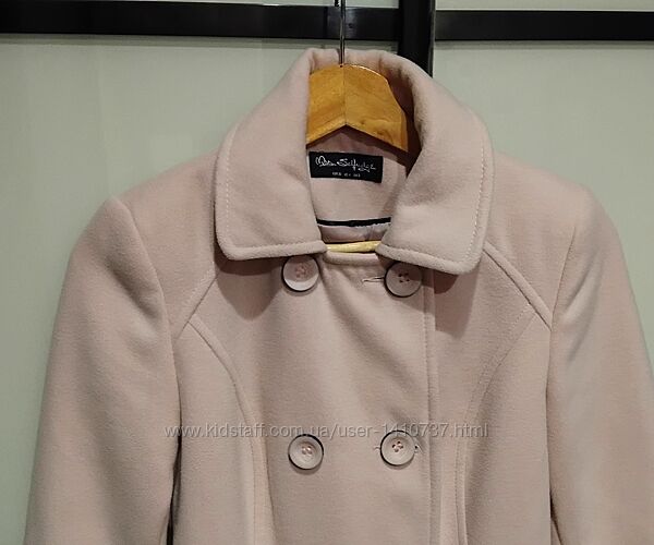 Демисезонное пудровое пальто Miss Selfridge 155,156,157,158,159,160,161,162