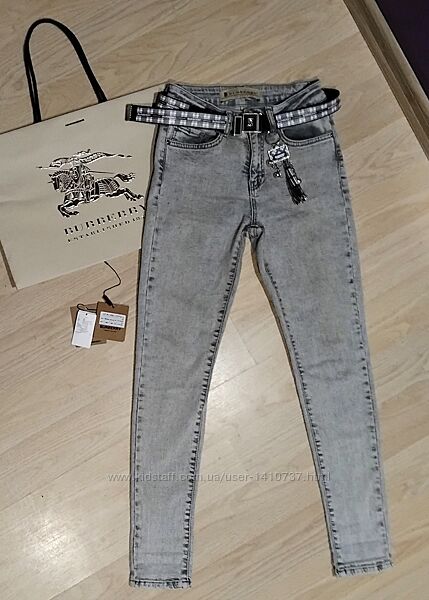 Брендовые джинсы Burberry, в идеале, р25,26